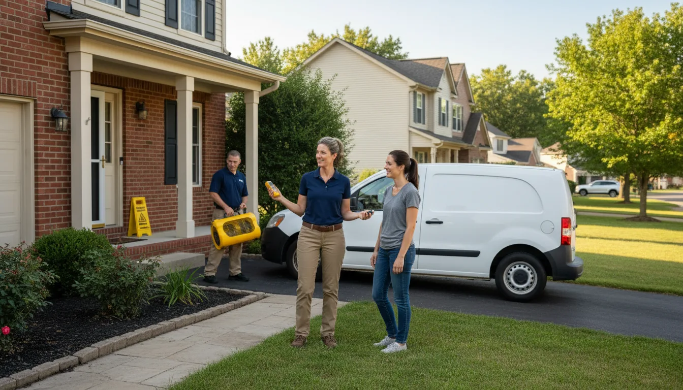 Residential water damage restoration in Yulee, FL